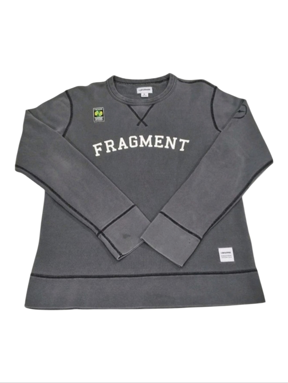 Fragment Design X Converse~Collab~Mens Pullover~Charcoal Grey~Streetwear~Large